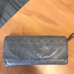 Gently used hobo wallet. Grey